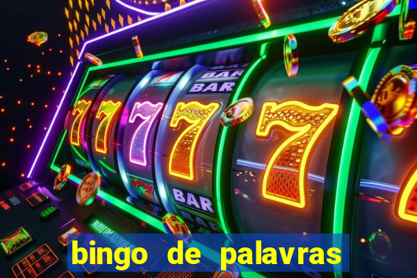 bingo de palavras de natal